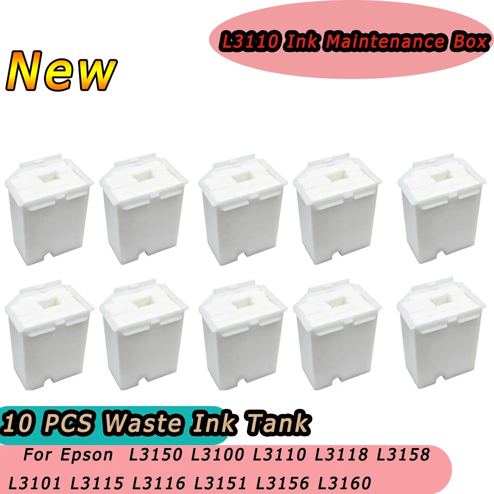 L3110 Ink Maintenance Box For Epson L3150 L3100 L3110 L3118 L3158 L3101 L3115 L3116 L3151 L3156 L3160 Waste Ink Tank