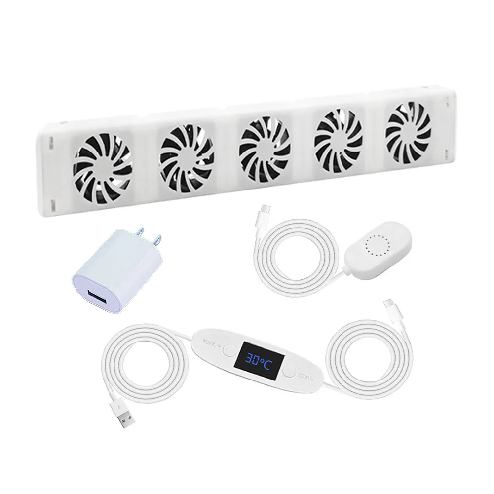 

Automatic Fan Heater Intelligent Cooling Fans 470x69x30mm External Thermostat Switch Improve Heat Distribution