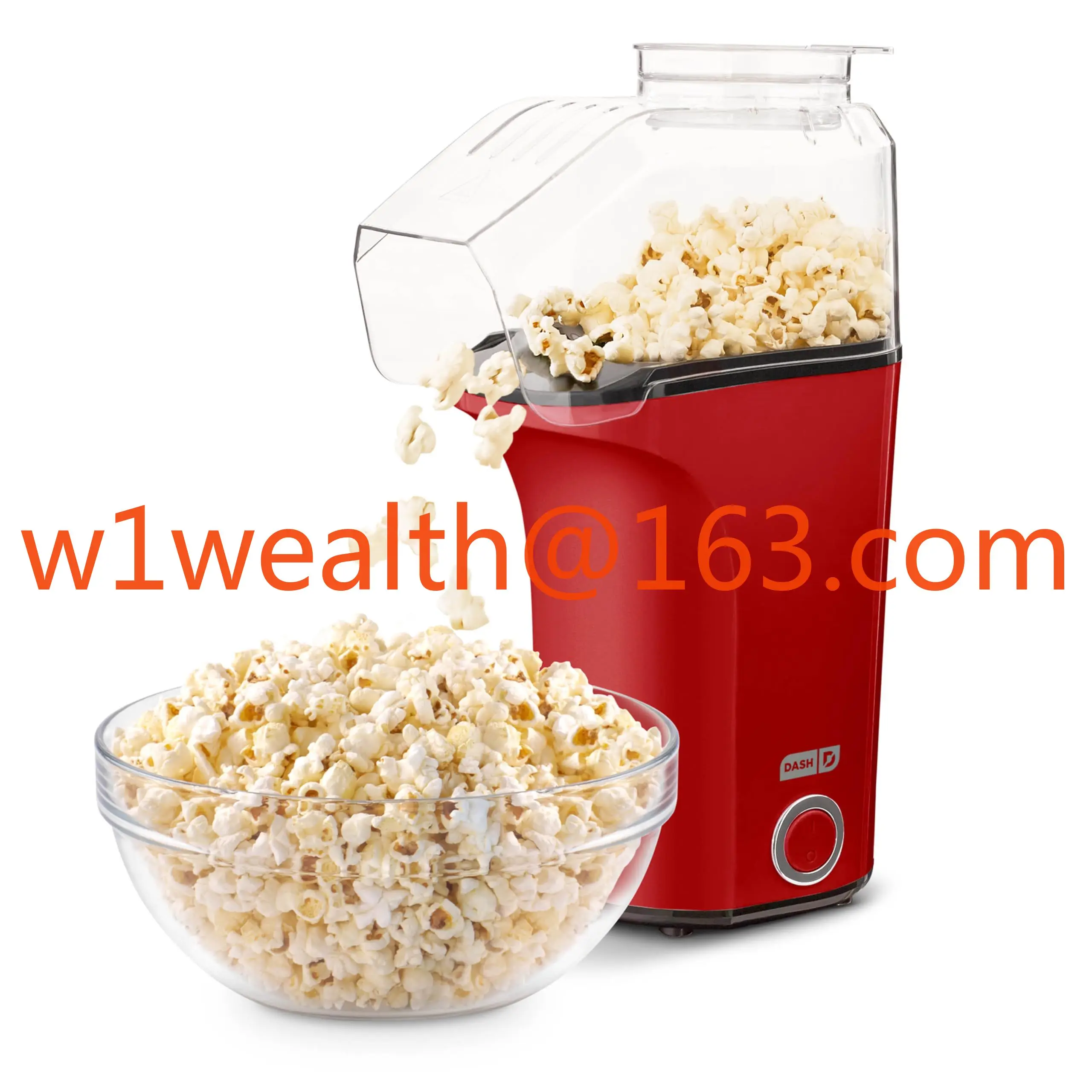 

Hot Air Popcorn Popper Maker with Measuring Cup to Portion Popping Corn 110v 220v 1200w Mini PopCorn Machine Electric Automatic