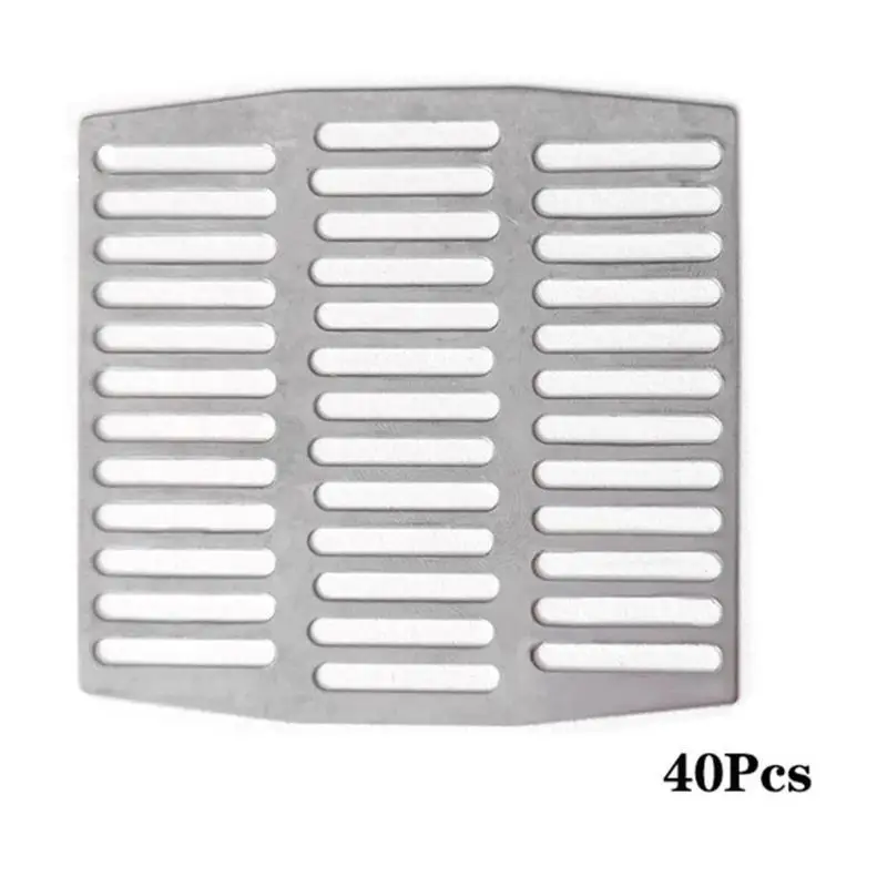 652F 40pcs Steel Weep Hole Covers Weep Hole Guards set for Brick Wall Ventilation
