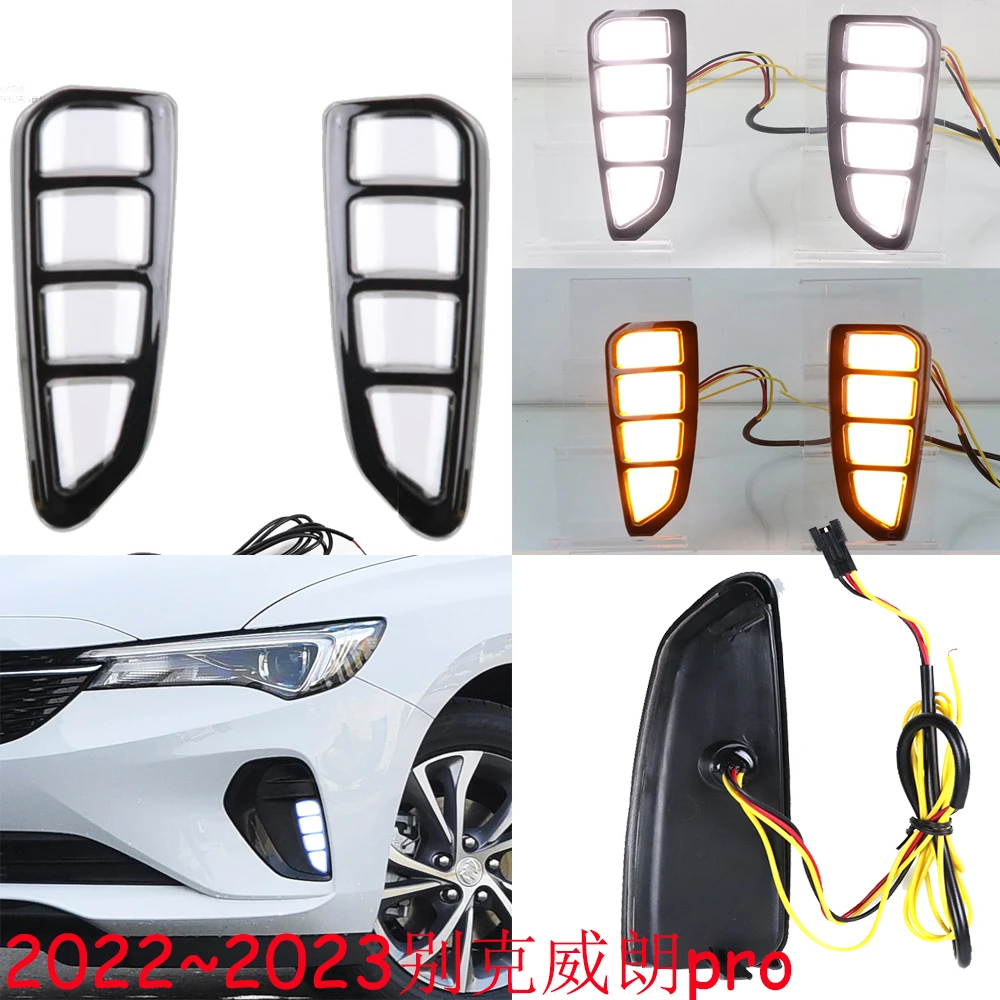 

car accessories bumper headlight for Opel Buick verano pro daytime light 2022~2024y LED for Buick Opel headlamp Fog light