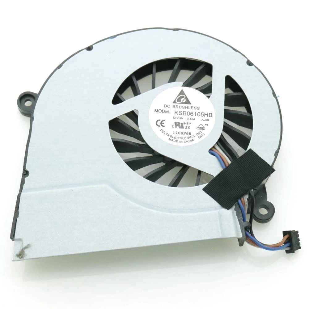 Gloednieuwe Dc 5V 0.40a 4Wire 4pin Voor Hp 15 17 TPN-Q117 Q118 Q122 Paviljoen 14 15 17-e Cpu Koeler Ventilator