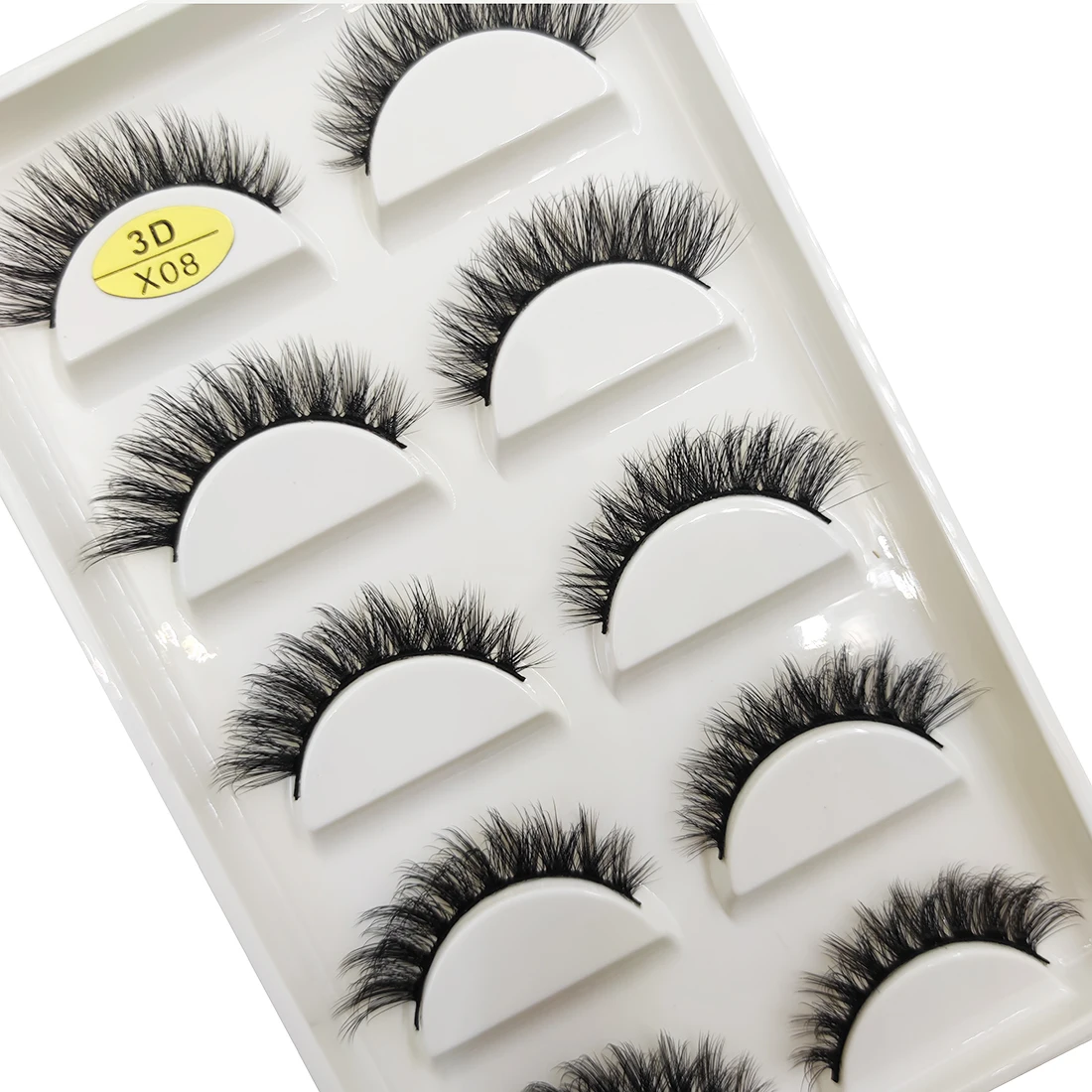 Natural 3D Eye Lashes Faux Mink False Eyelashes Make up Fake Lashes Soft Eyelash Makeup Faux Cils maquillaje 18 Style 5 Pairs