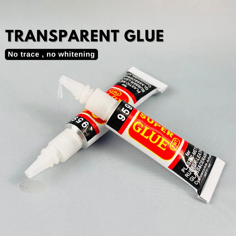 10/20/50pcs Stationery Shop 502 Instant Strong Adhesive Super Liquid Universal Shoe Repair Cyanoacrylate Glue 1ML/PC