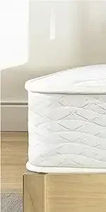 S6ac755cd10ca4ac181cb35fd710e83aab 8 Inch Twin Mattress Bed-In-A-Box Green Tea Memory Foam White