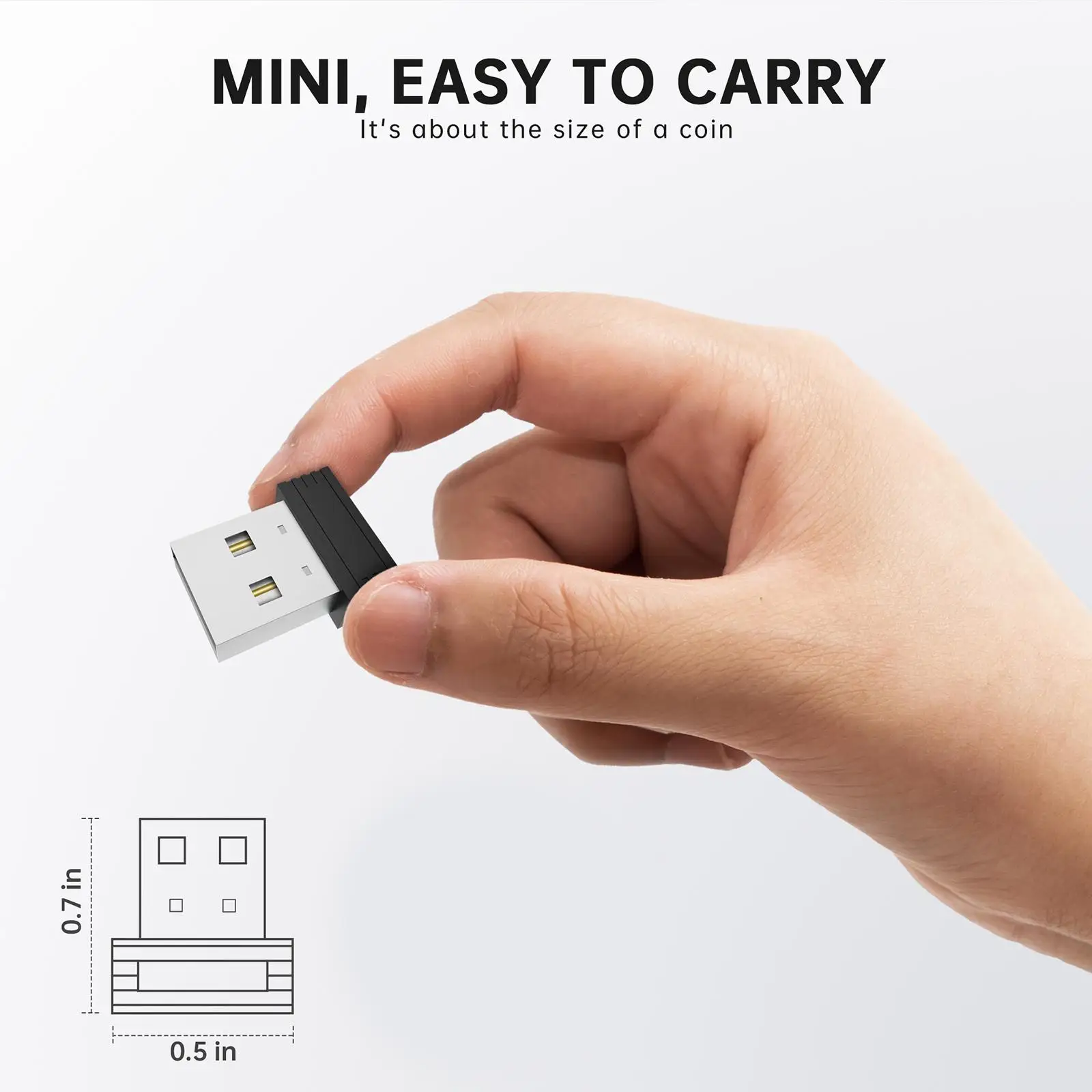 Mouse Mover Keep PC Awake plug and play Computer USB Mouse Mover Simulate Mouse Movement Mouse Assistive Click Device for Laptop