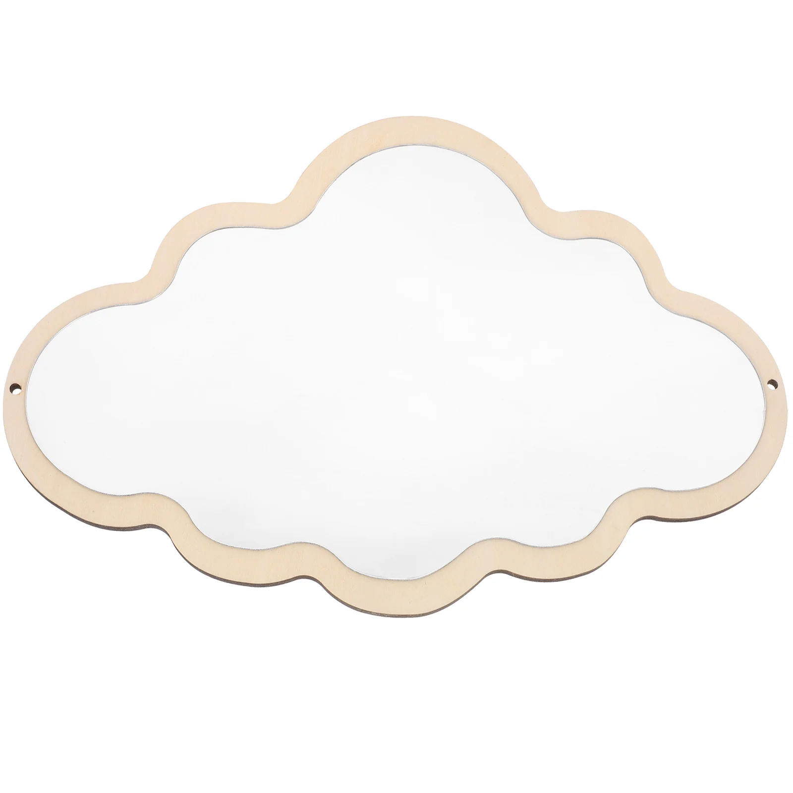 Specchio senza cornice Base staccabile armadietto decorativo per bambini sicurezza durevole in legno di bambù