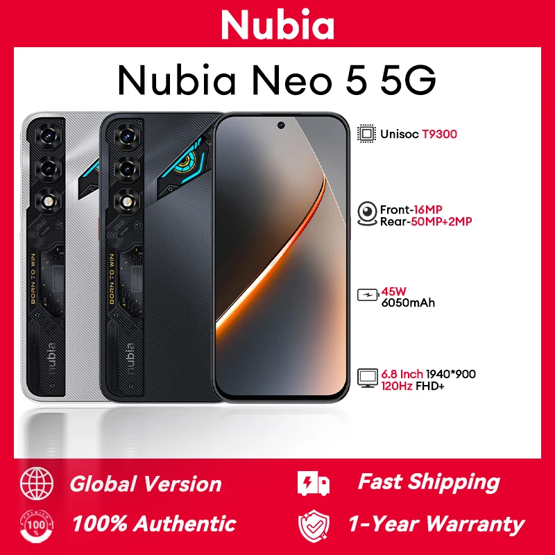 Смартфон nubia neo5 5G Global Version
