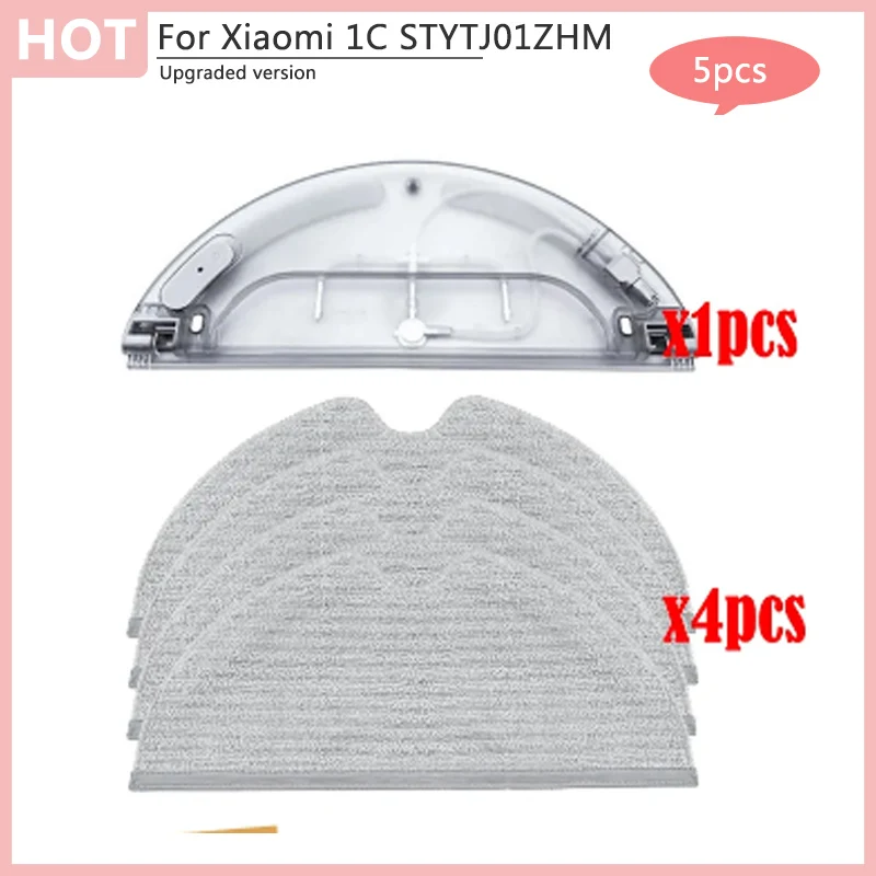 Water Tank Accessories For Xiaomi Mijia 1C STYTJ01ZHM Robot Vacuum Cleaner Cloth Mi Mop Xiami Replacement Parts