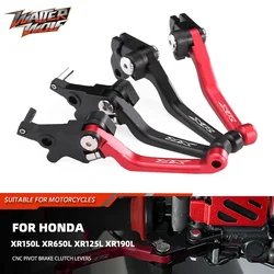 2024 XR150L XR650L Dirt Bike Pivot Brake Clutch Lever For Honda XR 150L 650L Motocross Accessories Hand Control Levers Foldable