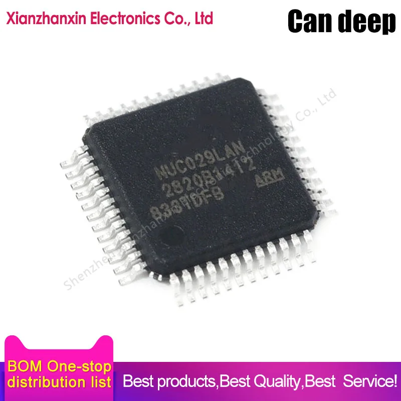 

5pcs/lot NUC029LAN NUC029 LQFP-48 32-bit microcontroller chips