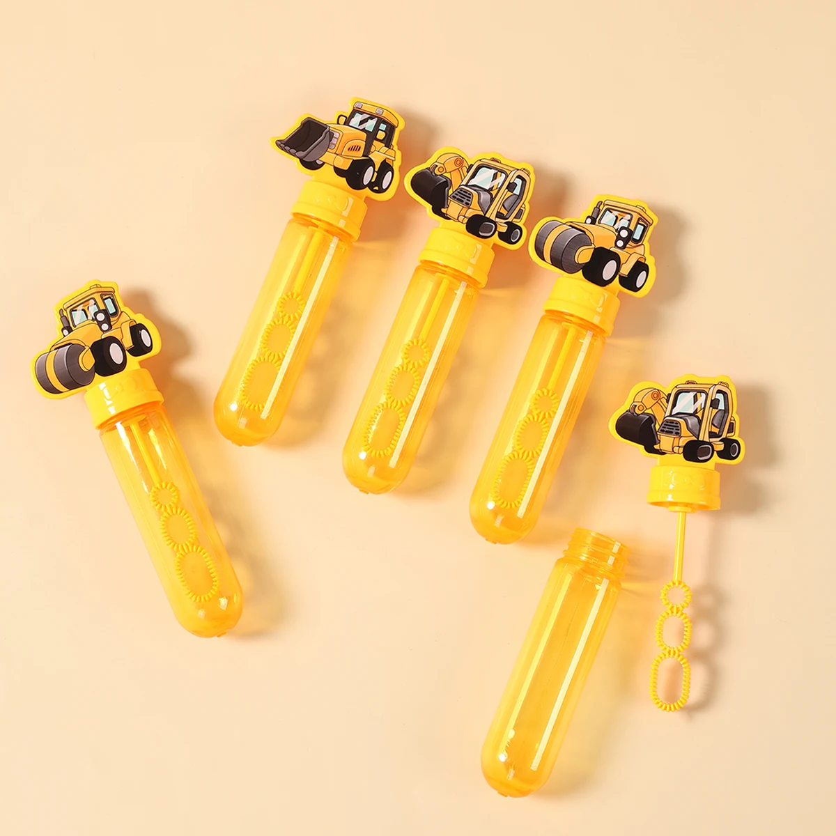 Engineering Vehicle Bubble Wand Construction Birthday Party Decorations Kids Favors Gifts Bubble Wand Baby Shower Party Supplies
