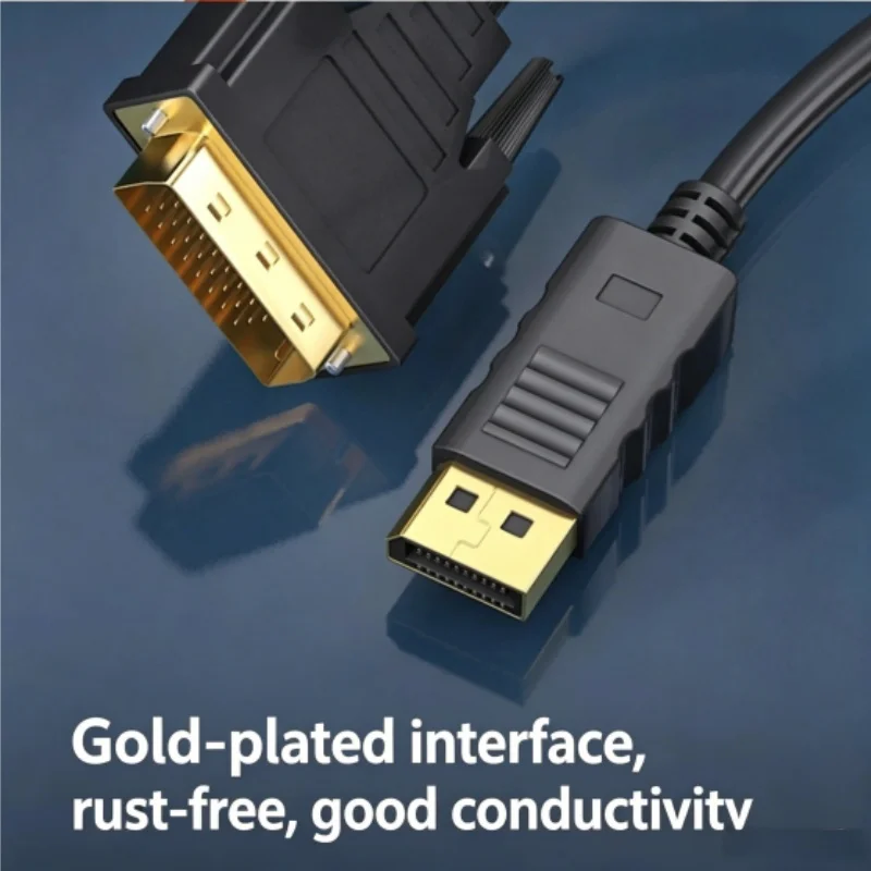 1.8m DP to DVI Adapter Cable Large DP Interface Converter for Graphics Card Computer Monitor TV High-Quality Computer Peripheral view 5