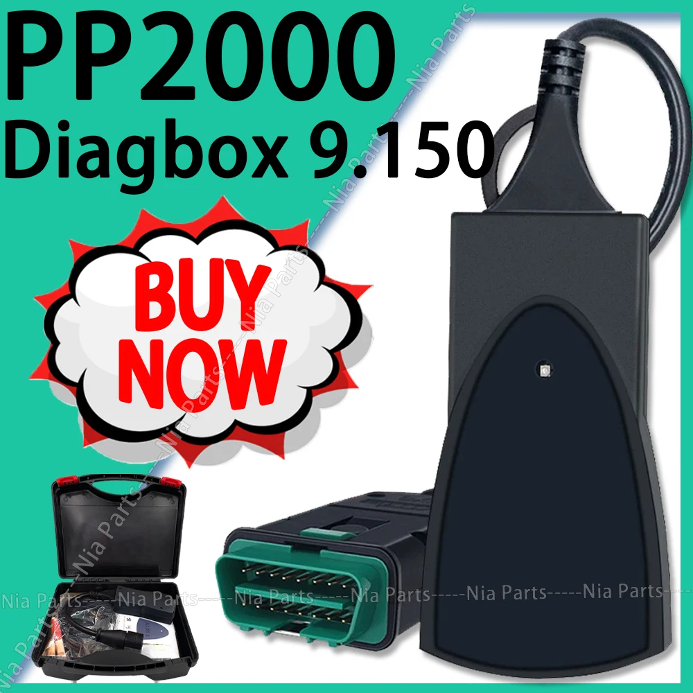 

PP2000 Diagbox V9.150 inspection tools diagnostic tool obd2 scanner pp2000 9150 auto tuning cars trucks le-xai 3delphis new VCI