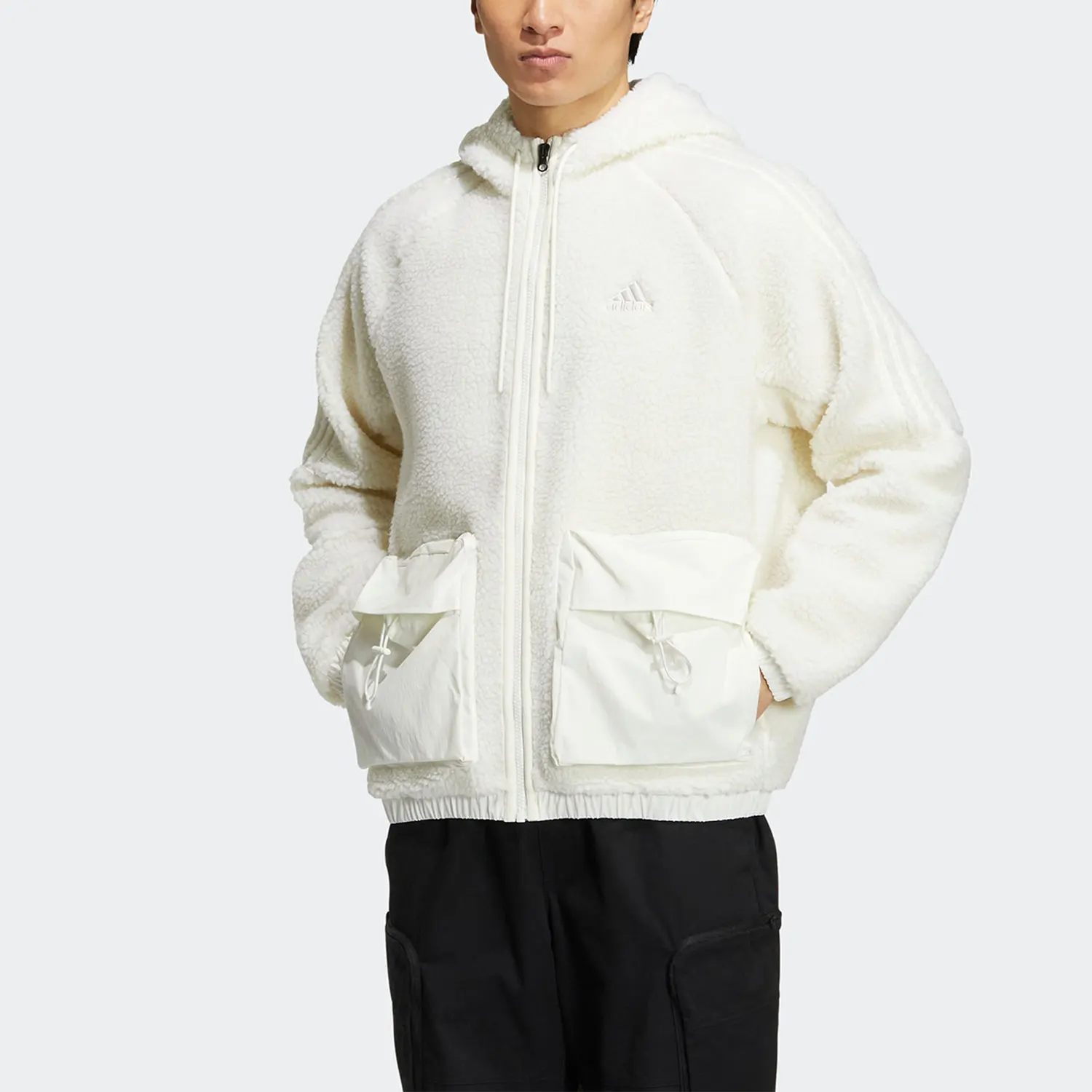 

Adidas подлинная новая теплая мужская спортивная куртка из овечьей шерсти HR4442