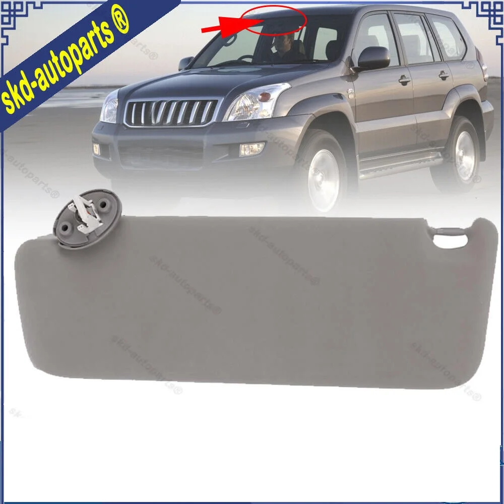 Right Driver Sun Visor Fits Toyota Prado 120 Series TRJ RZJ LJ KZJ KDJ GRJ Comes With Makeup Mirrors