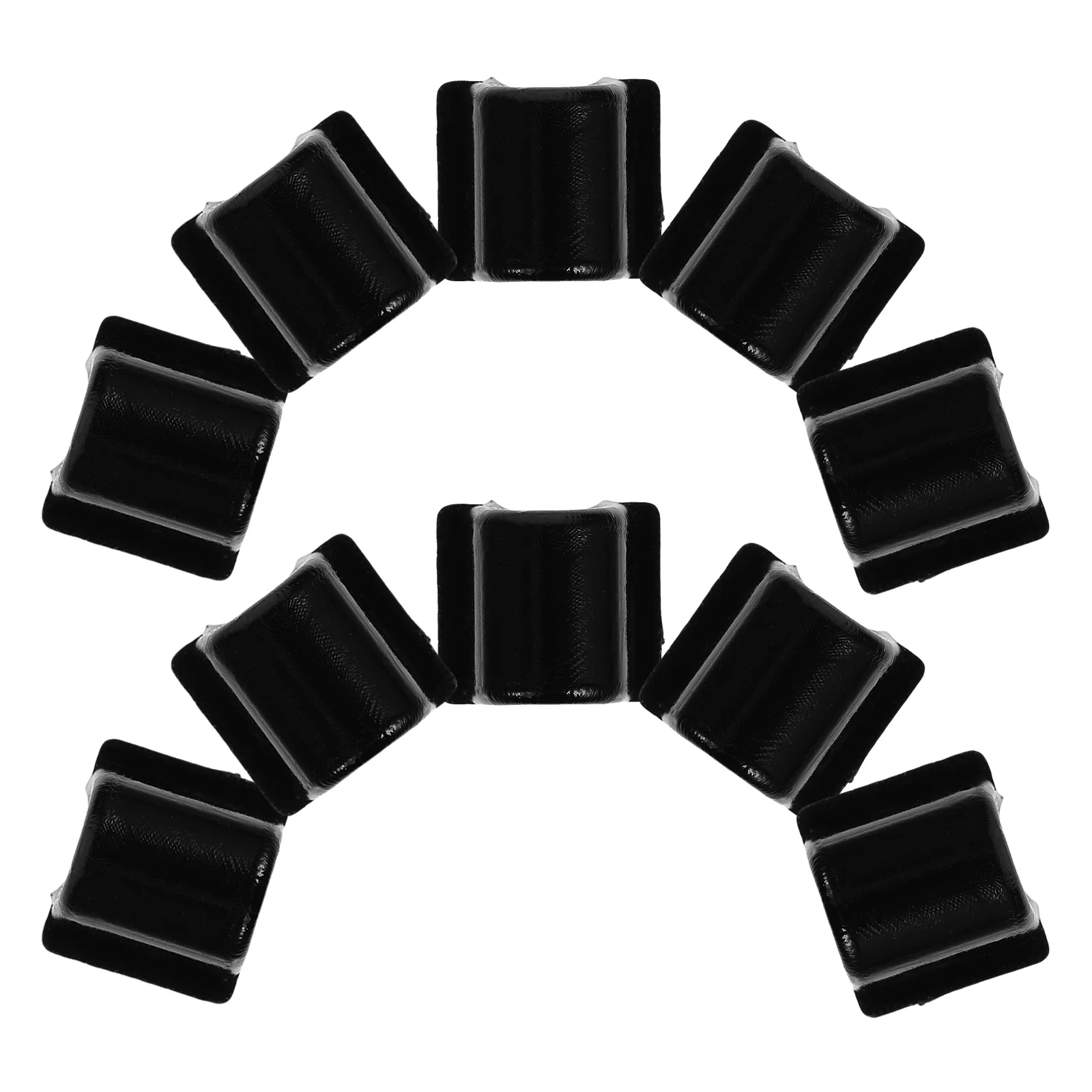 

100pcs U Shaped Hair Tie Buckles Stylish Durable Plastic DIY Accessories 4 5mm Rope Hairstyling Rubber Band Holder Ring Hair