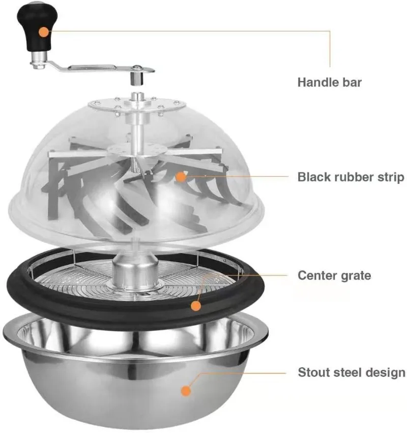 16-Inch Leaf Bowl Trimmer Cut for Plant Bud and Flower with Upgraded Gears