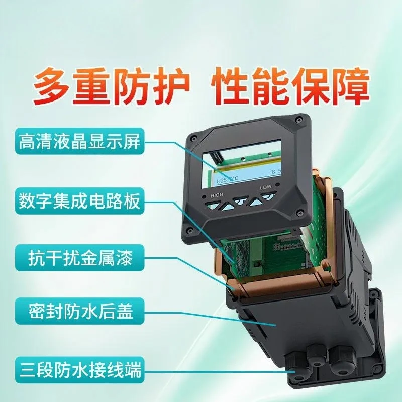 Online Dissolved Oxygen Sensor Fish Pond Aquaculture Oxygen Content, Electrode Dissolved Oxygen Detector