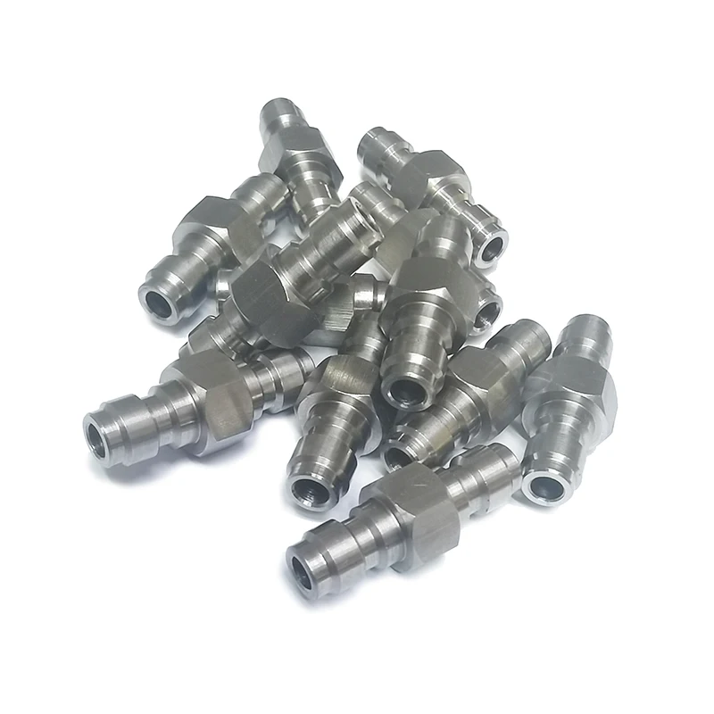 HPA Air Quick Disconnect Mannelijke Vrouwelijke Adapter 8mm Vulnippel Hoge Druk 1/8NPT 1/8BSP M10 * 1 M8 * 1 Roestvrij Staal