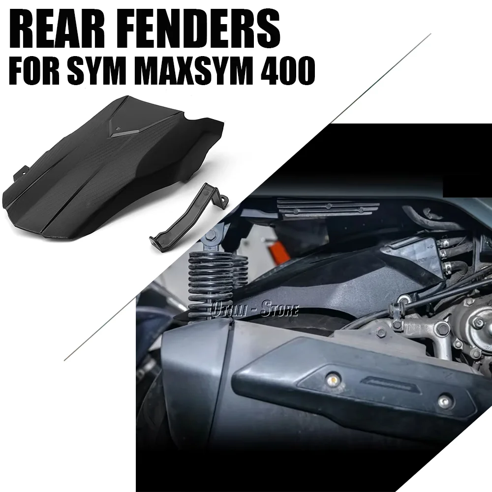 

Motorcycle Modification Accessories Rear Fenders Splash Guard ABS Carbon Fiber Fender For SYM Maxsym400 MAXSYM 400 2021 2022