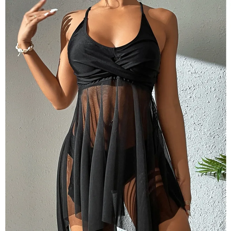 

Summer Separate Swimsuits Tankini Set Female Swimwear Sports Beach Wear Two-Piece Bathing Suits Pool Women Swimming Suit 2026