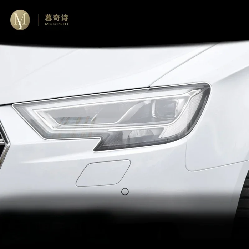 

Для Audi A3 2017-2019 автомобильные внешние фары, защитная пленка из ТПУ от царапин, ремонтная пленка против царапин, аксессуары, прозрачная