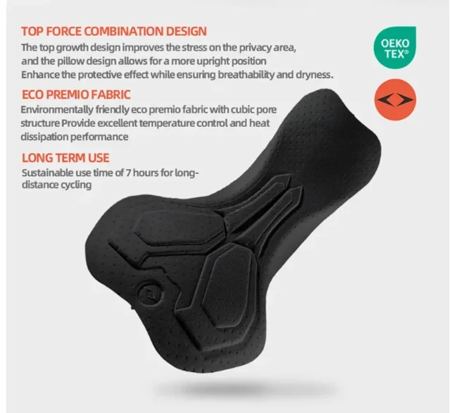 YKYWBIKE Fahrradshorts Elastische Interface Paris Radsport-Trägerhose Herren Fahrradshorts 7-Stunden-Gepolsterte Fahrradbekleidung – Detail 6