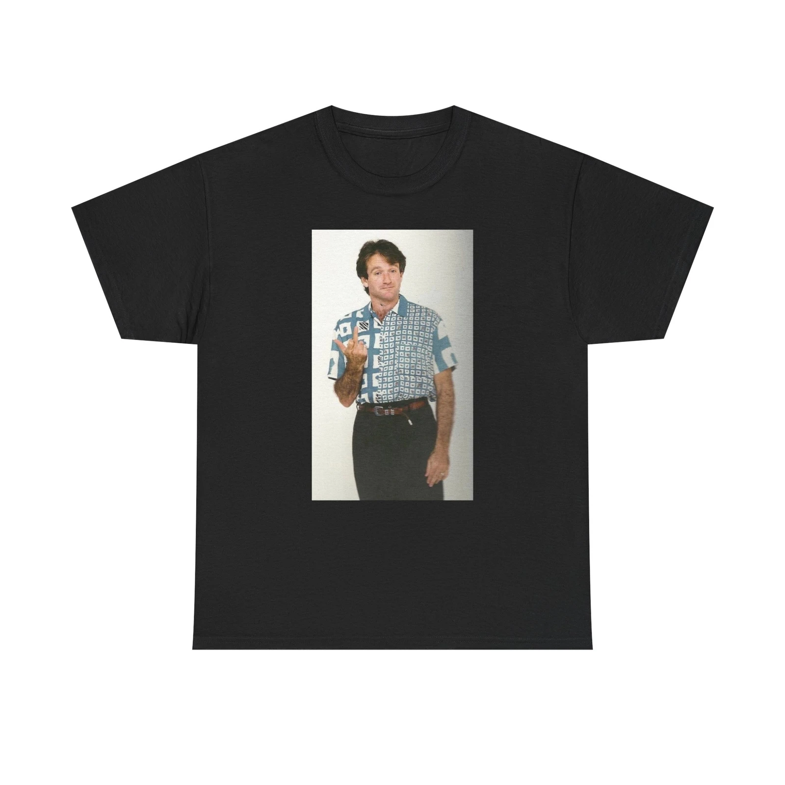 

Robin Williams T-shirt vintage comedy tour 90s graphic Unisex Heavy Cotton Tee