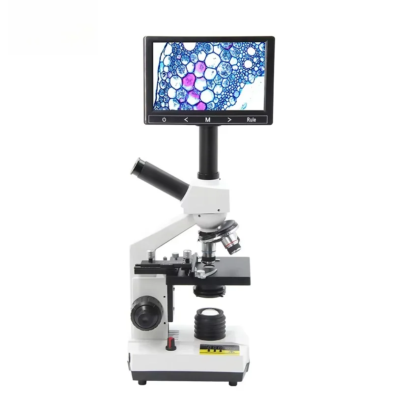 2026 OPTO-EDU A33.5100 Microscópio Biológico Digital USB com Tela LCD de 7 polegadas 640x e Plataforma Aquecida – Descontos para Consultas