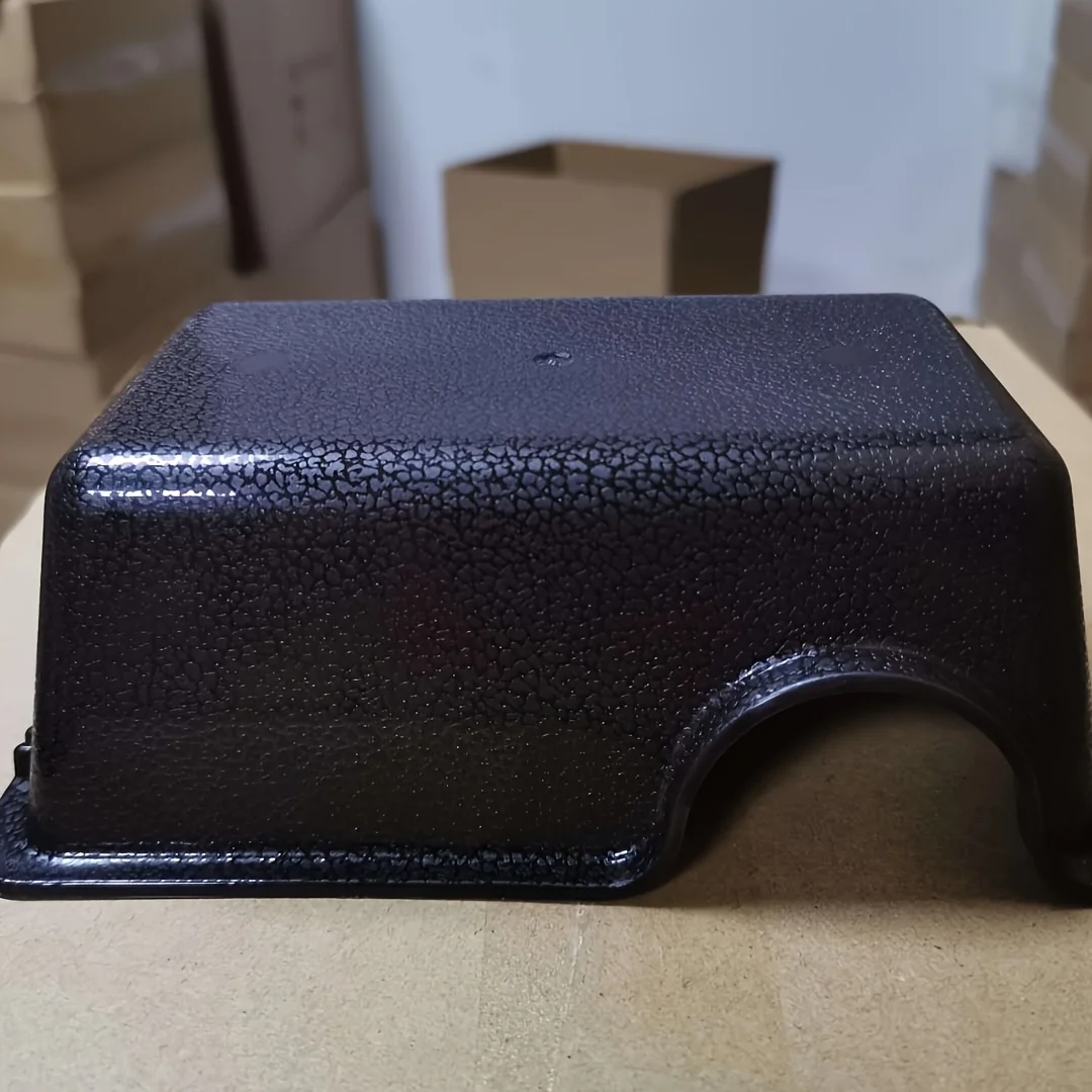 مقاسات مختلفة من مخبأ الزواحف السوداء مع قبة ونفق المدخل - موئل من البلاستيك المتين مناسب للسحاليات والثعابين والحواس والزواحف الصغيرة الأخرى - مأوى للهروب من التهوية وسهل التنظيف لـ Terrariums