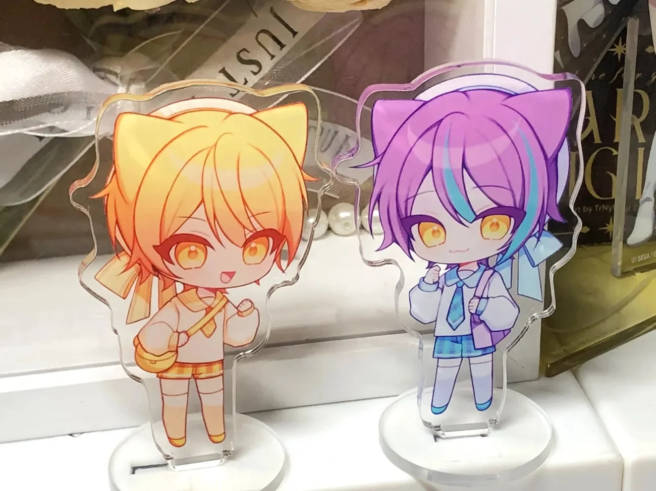 Project Sekai Colorful Stage Plate Desk Decor Tenma Tsukasa Stand Kamishiro Rui Collection Ornament Acrylic Doll Akiyama Mizuki