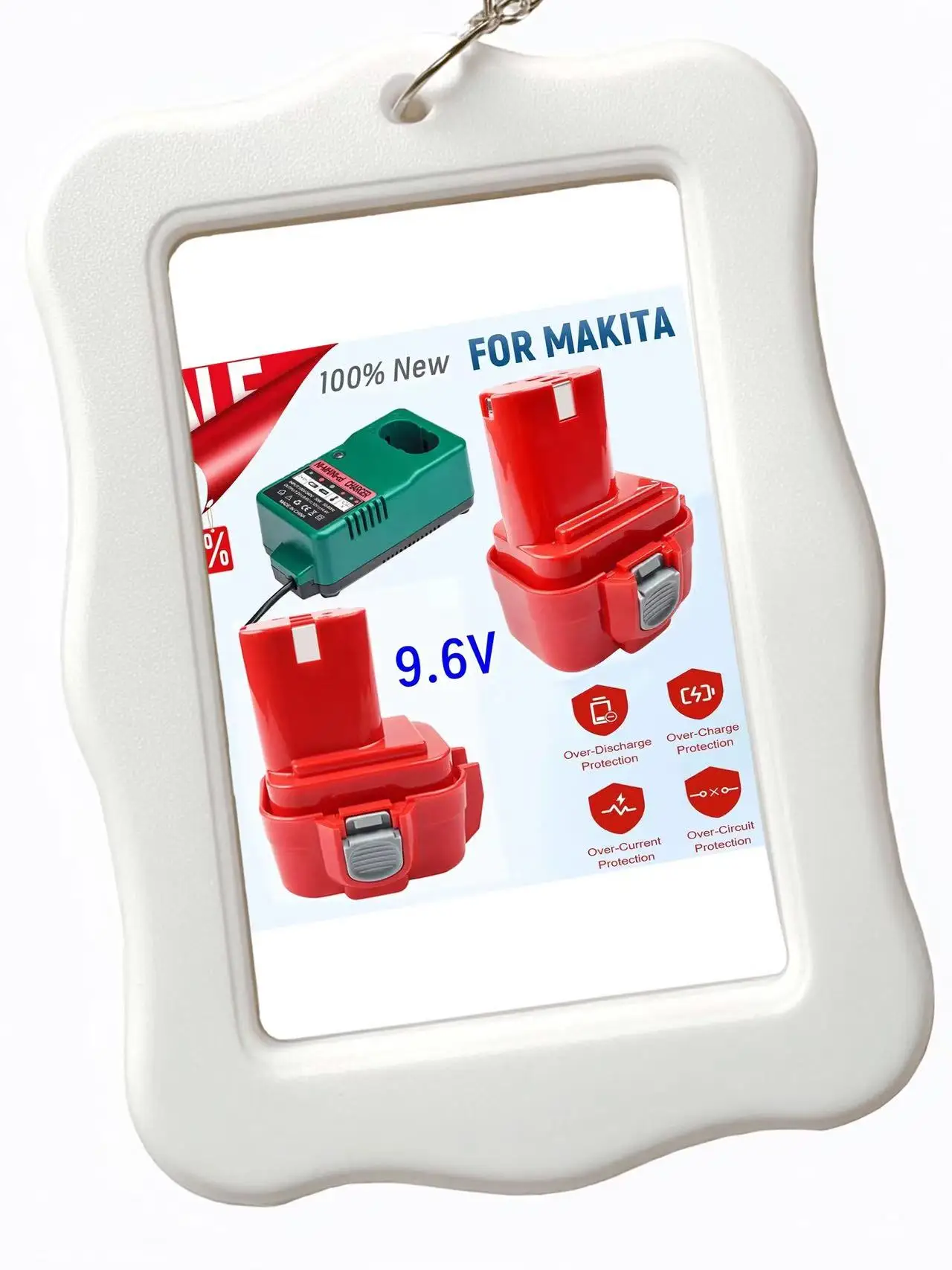 

Replacement For Makita PA09 Battery 9.6V4.8/6.8/9.8/12.8Ah Battery For Makita PA09 9120 9134 9135 9135A 6207D Tool Battery