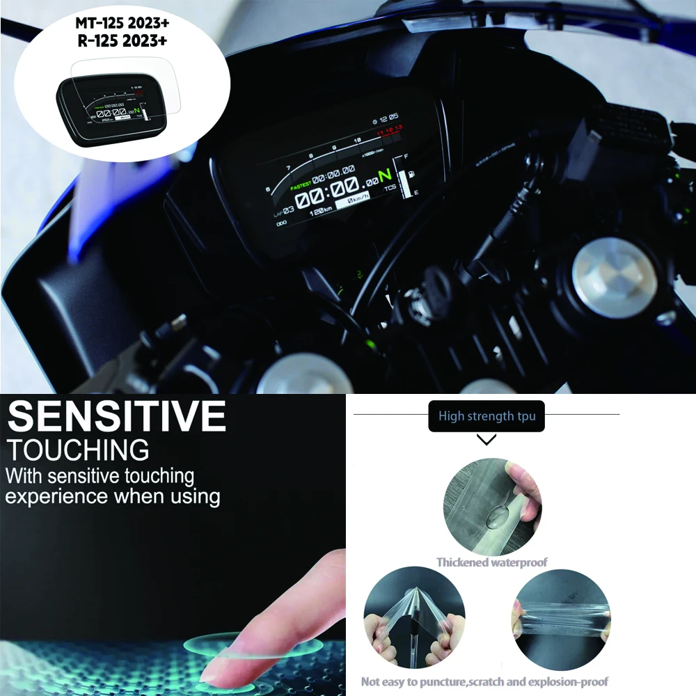 Accesorios para Motocicleta, Protector de Pantalla para el Panel de Instrumentos, para Yamaha MT-125 R-125 2023+ MT-125 R-125
