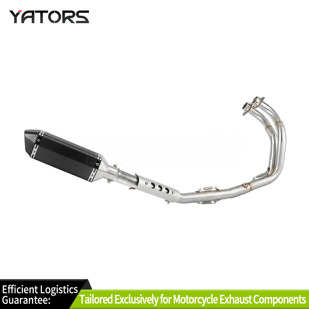 

For Yamaha Tenere 700 2021 2022 2023 2024 T7 XTZ 700 690 XTZ690 Escape Slip-on Motorcycle Exhaust Muffler With Header Link Pipe