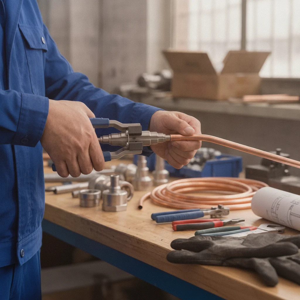 Copper Tube Expander Compact Hand Tube Expander Hand Swaging Tool Comfortable Easy to Use for HVAC Technicians