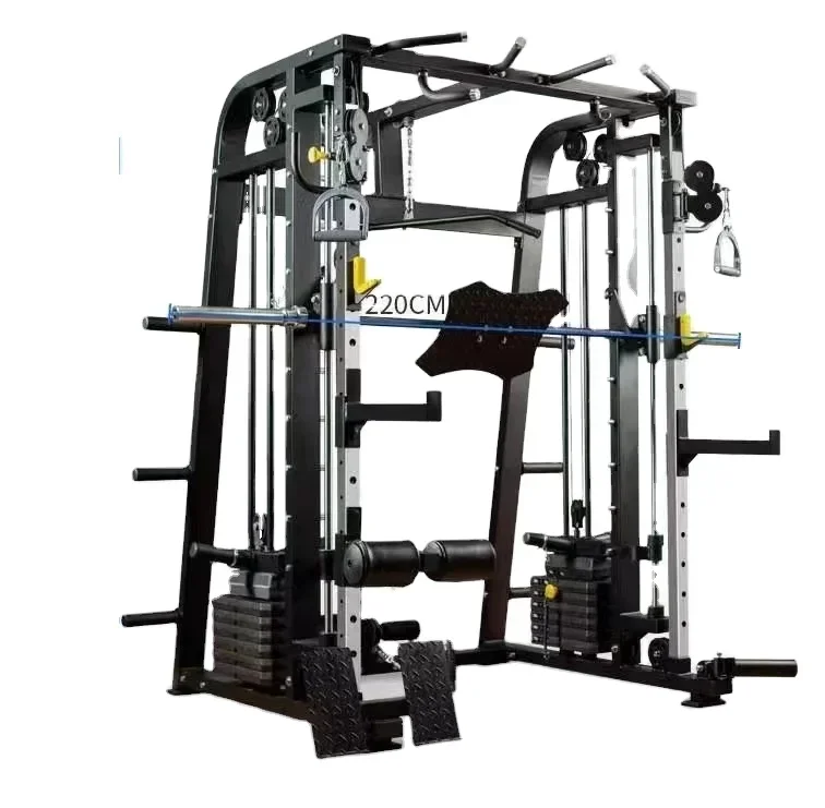 

Gym Equipment Commercial Multifunctional Weightlifting Bed Squat Smith Machine Gym Multi Function Station