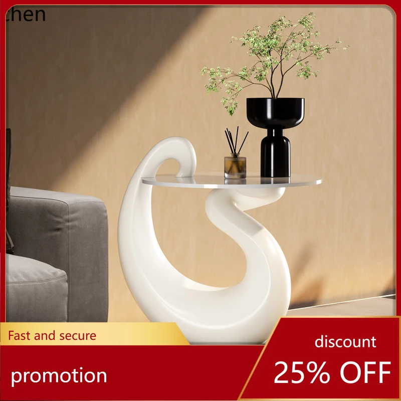 

CZ High-End Light Luxury Side Table Sofa Corner Table Modern Coffee Table Living Room Floor Ornament