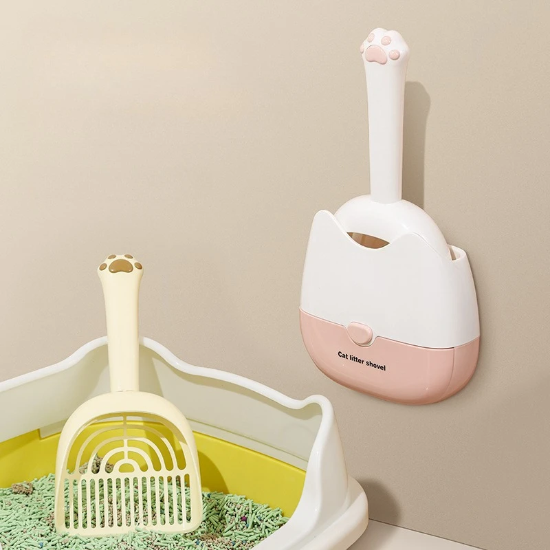 

Pet Supplies Multifunctional Pet Cat Litter Shovel Set Integrated Cat Litter Shovel Collision Color Cat Shit Shovel Tool