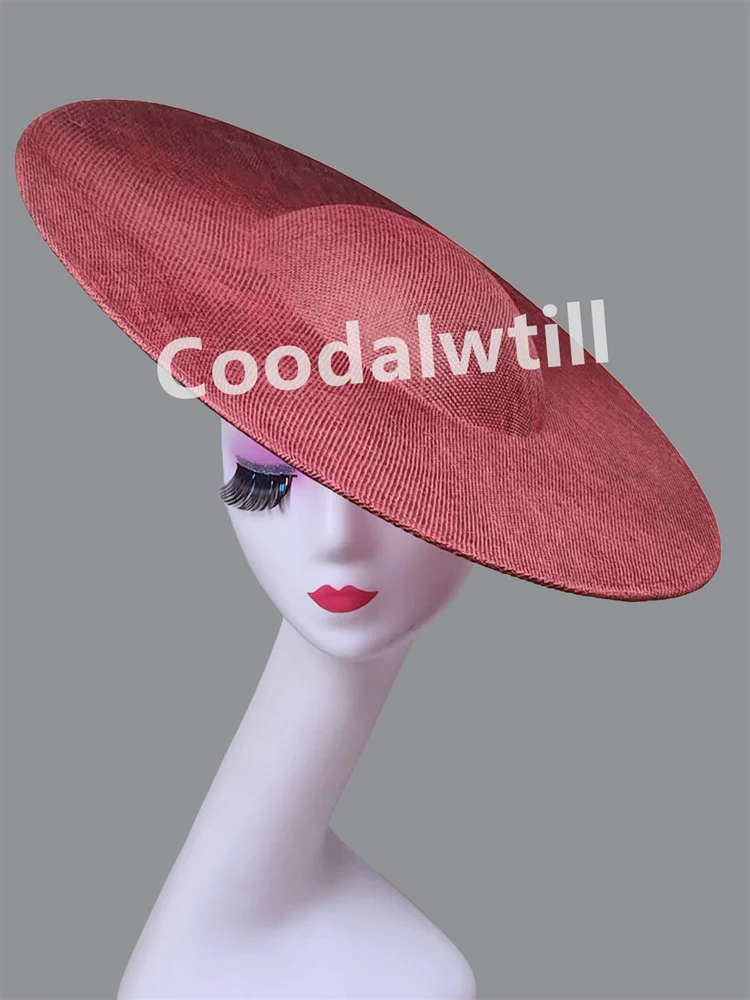 

40CM Big Fascinator Base For Women Wedding Millinery Cap DIY Hair Accessories Royal Ascot Large Chapeau Cap Ladies Headpiece