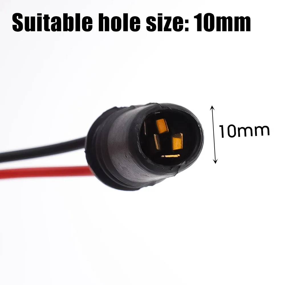1-30PCS T10 W5W 147 Bulb Holder Adapter Cable LED Bulb Connector Socket Suitable for Use in Cars Motorbike Dashboard Lights