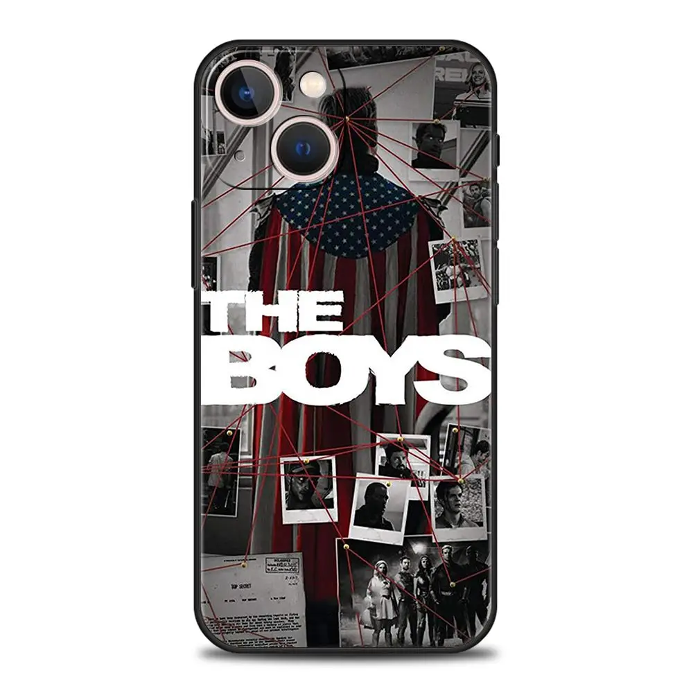 The Boys TV Series Phone Case For iPhone Apple 14 13 12 11 Pro Max Mini XR  XS X SE 2020 7 8 Plus Cover Black Shell Coque Funda - AliExpress 202192403