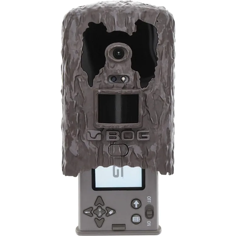 Clandestine Invisible Flash 18MP Game Camera with Removable Viewing Screen, Low Glow Image Tagging, Tree Attachment