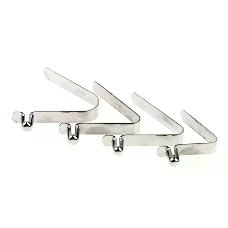 10pcs Snapshot Lock The Kayak Paddle Plate Tent Pole, Single-Button Flock Telescopic Positioning Spring Clip 5-5.5mm