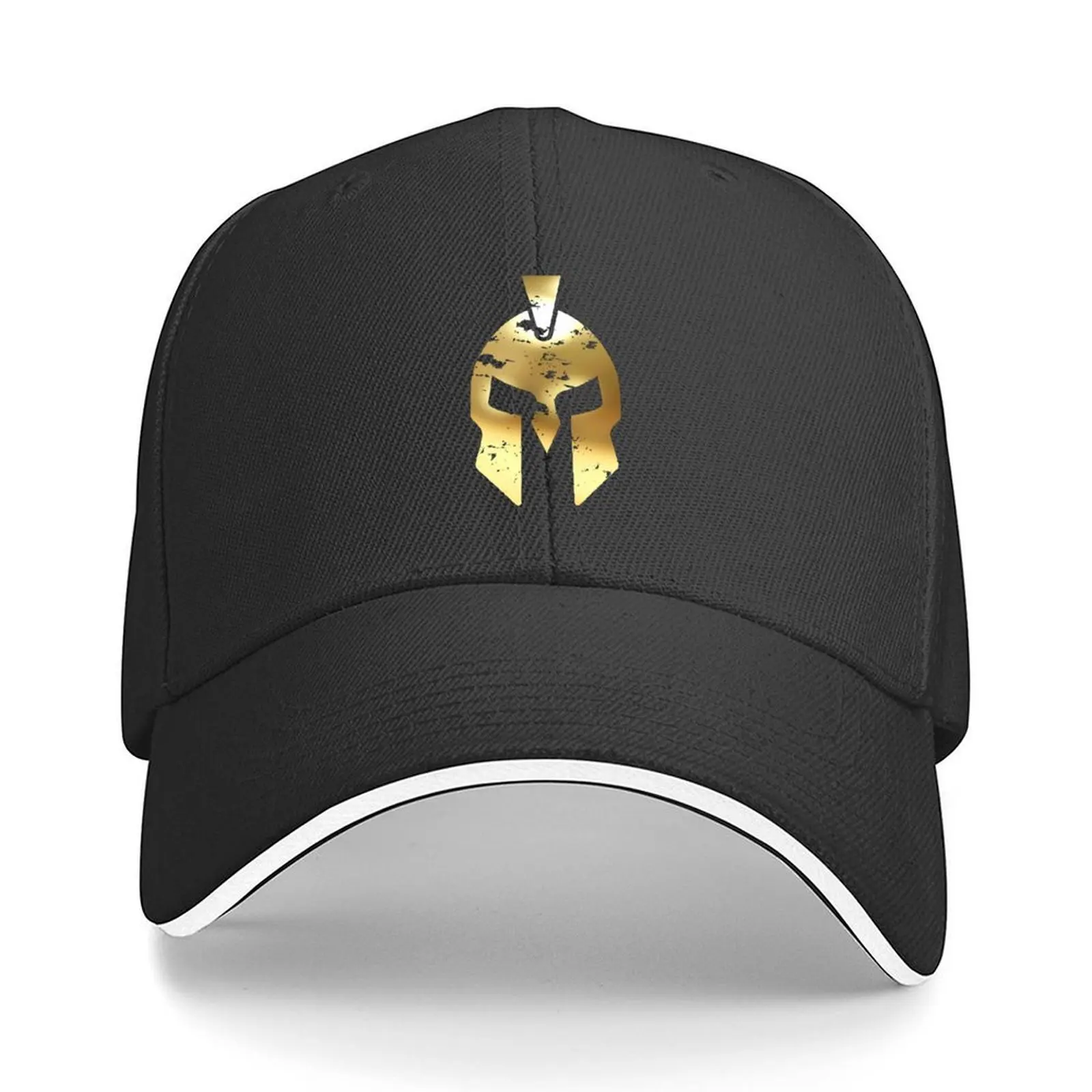 

Gold Spartan Helmet Red Gold Black Stripe Baseball Cap summer hat |-F-| Hat Man For The Sun black Hats For Men Women's