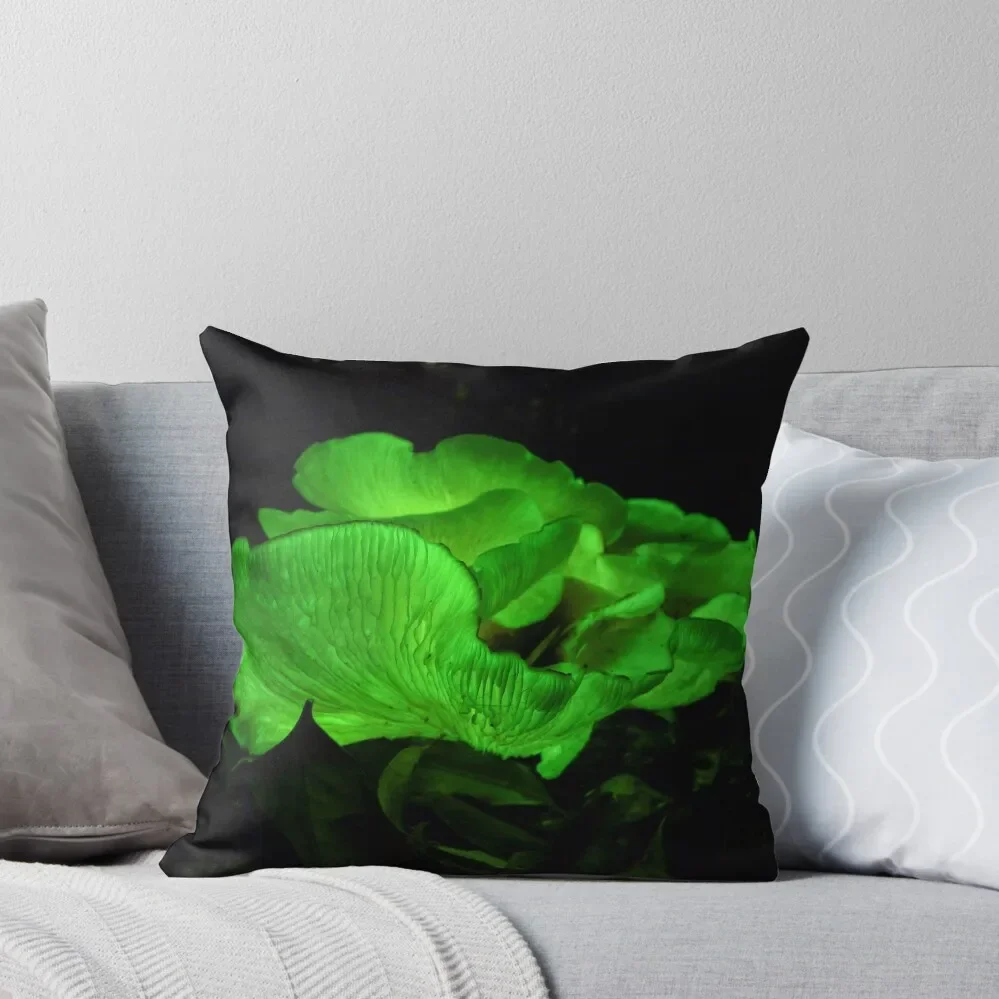 

glowing fungi Throw Pillow Custom Cushion christmas cushions covers Ornamental Pillow pillow