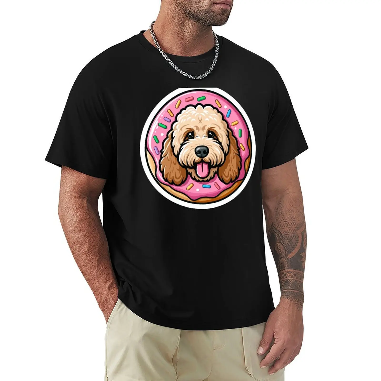 Camiseta Cockapoo Cockerpoo con diseño de perro lindo Kawaii Puppy Doodle Cavapoo, camiseta informal de manga corta a la moda