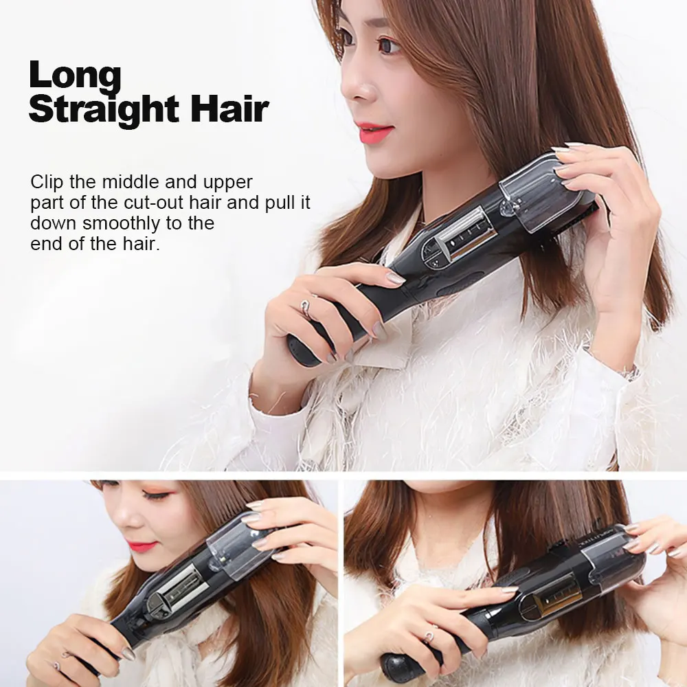 Hair ends Trimmer Split Remover Dry Damaged Brittle Professional Automatic Trim Split for Women Cordless Hair cutting machine