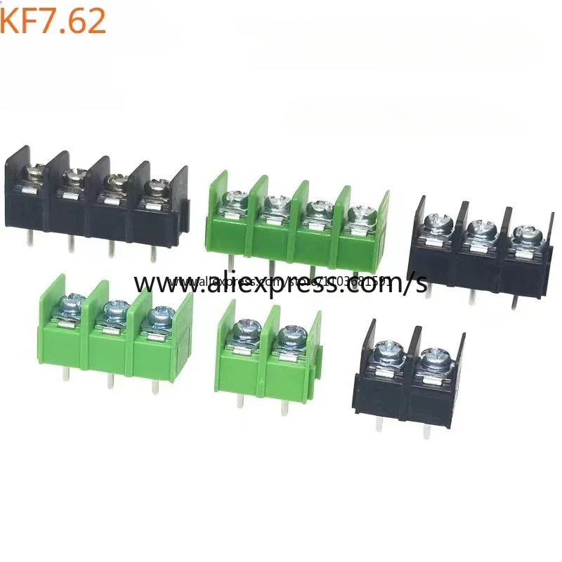 10PCS High Quality 300V/20A 7.62 mm KF7.62 - 2P 3P 4P Screw Terminal Block Connector 7.62mm Pitch 10Pcs High Quality 300V/20A 7