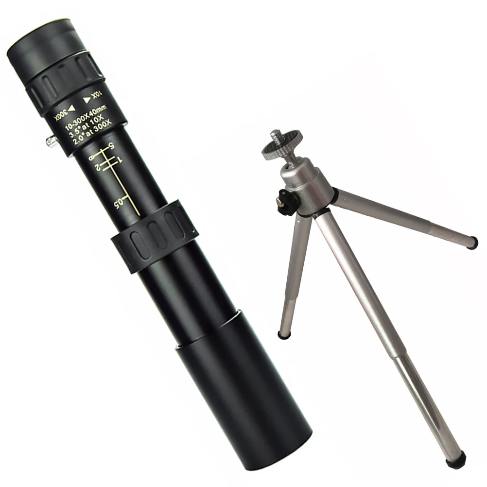 

10 -300x40 Spotting Telescope Telescopes Viewing High Magnification Metal